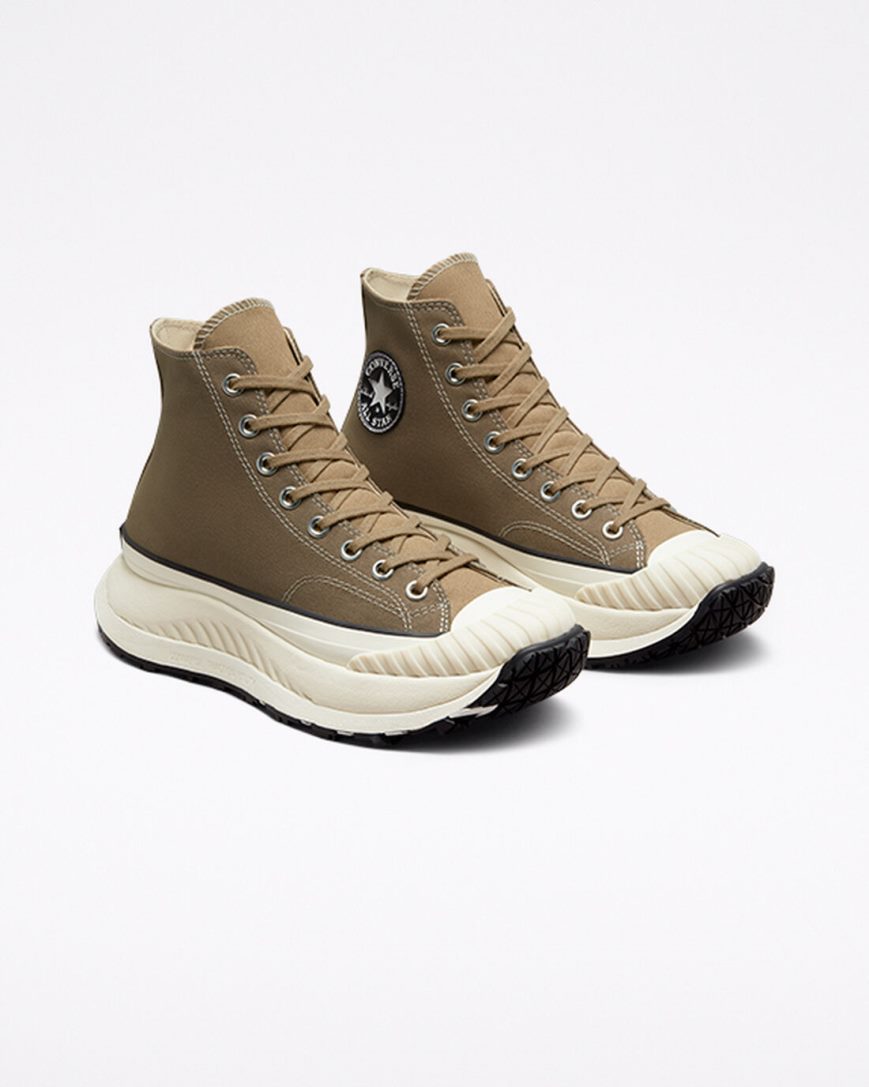 Women's Converse Chuck 70 AT-CX High Top Shoes Olive / Black | AU 46150Z